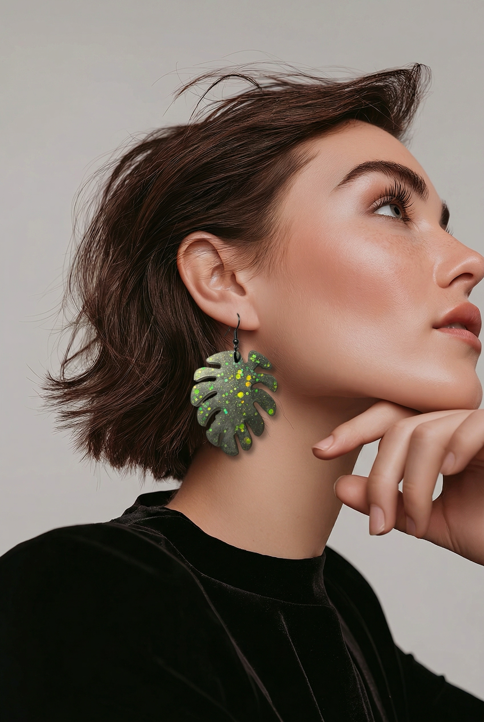 UniquA handmade earring to brighten any occasion, One of a kind. Never to be repeated again.      A09