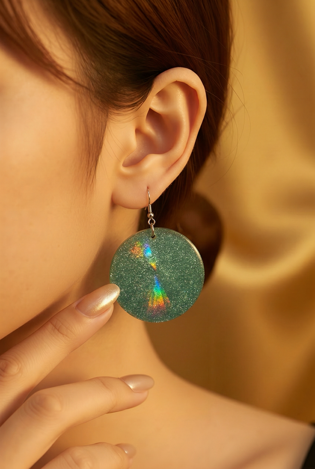 The handmade earring to make you feel wonderful. Unique and one of a kind. never to be repeated again . B02