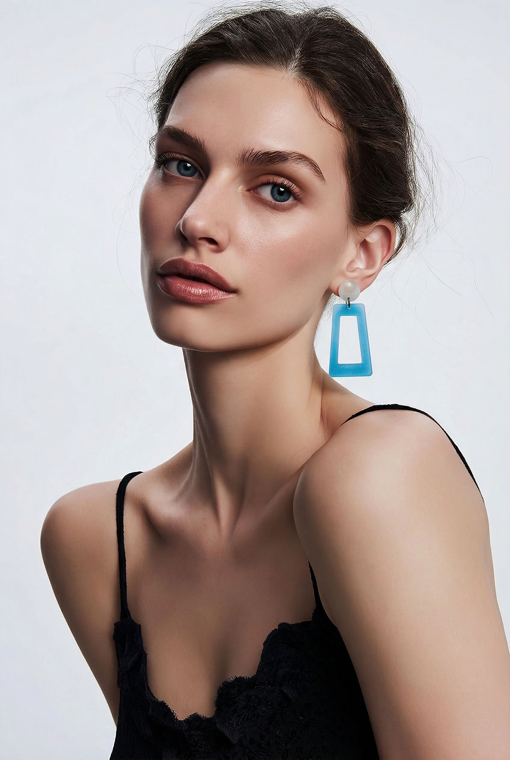 Party earring. glow in the dark, glow in UV lights.Unique handmade earring. Never to be repeated again . Make it yours.        D05