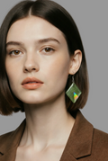Unique handmade earring. classic lines, One of a kind, Never to be repeated again. Make it yours!      D08