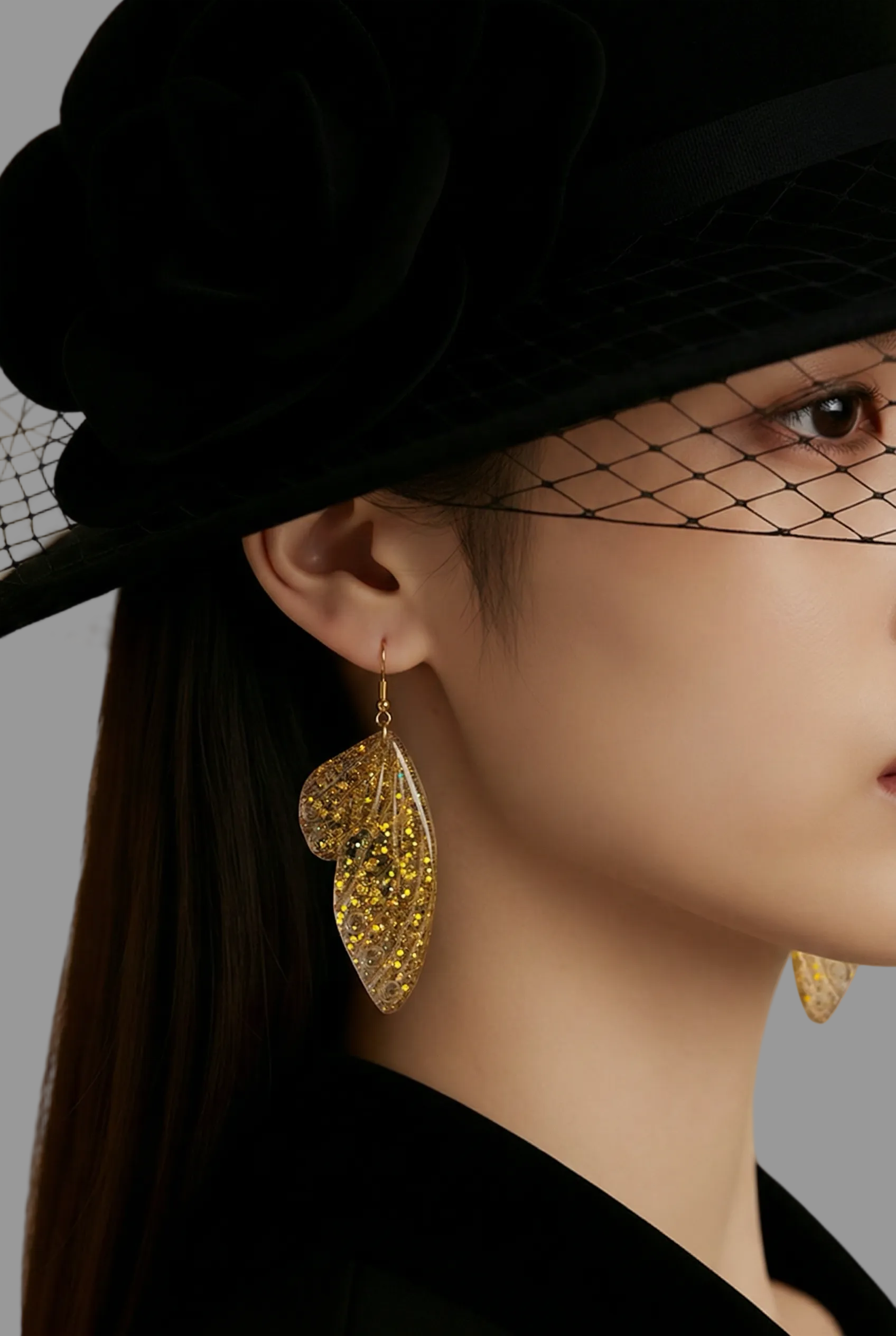 Unique. Handmade earring. Classic. One of a kind. Never to be repeated again. Make it yours !      E04
