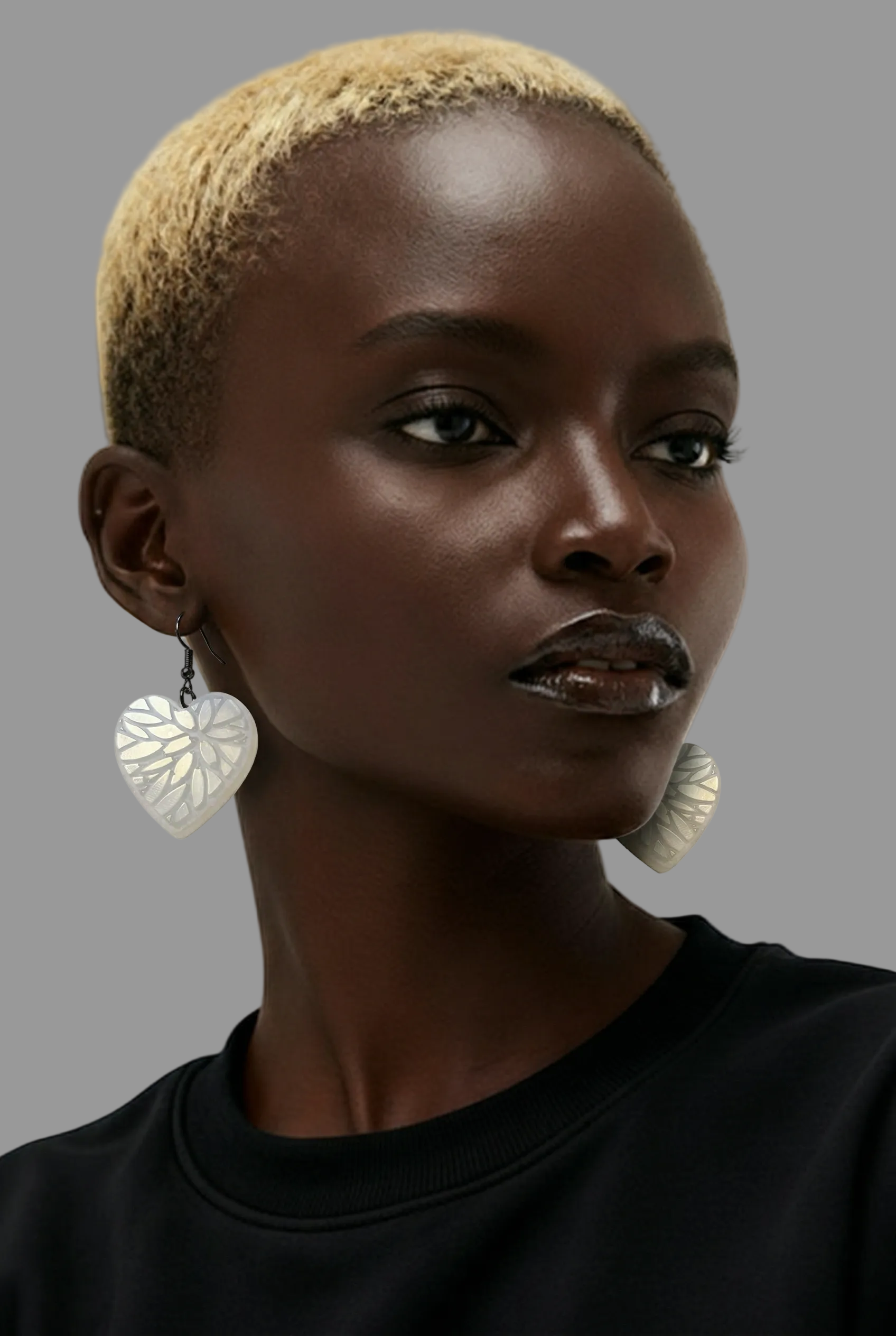 Unique Handmade earring. One of a kind. never to be repeated again. For the exquisite person.     F03.