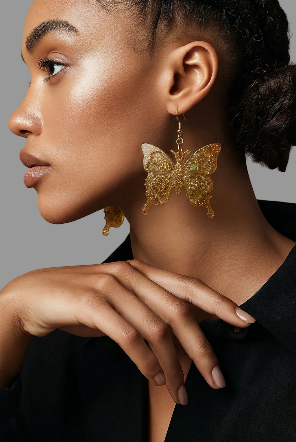 Unique. Handmade earring. One of a kind. never to be repeated.     F07