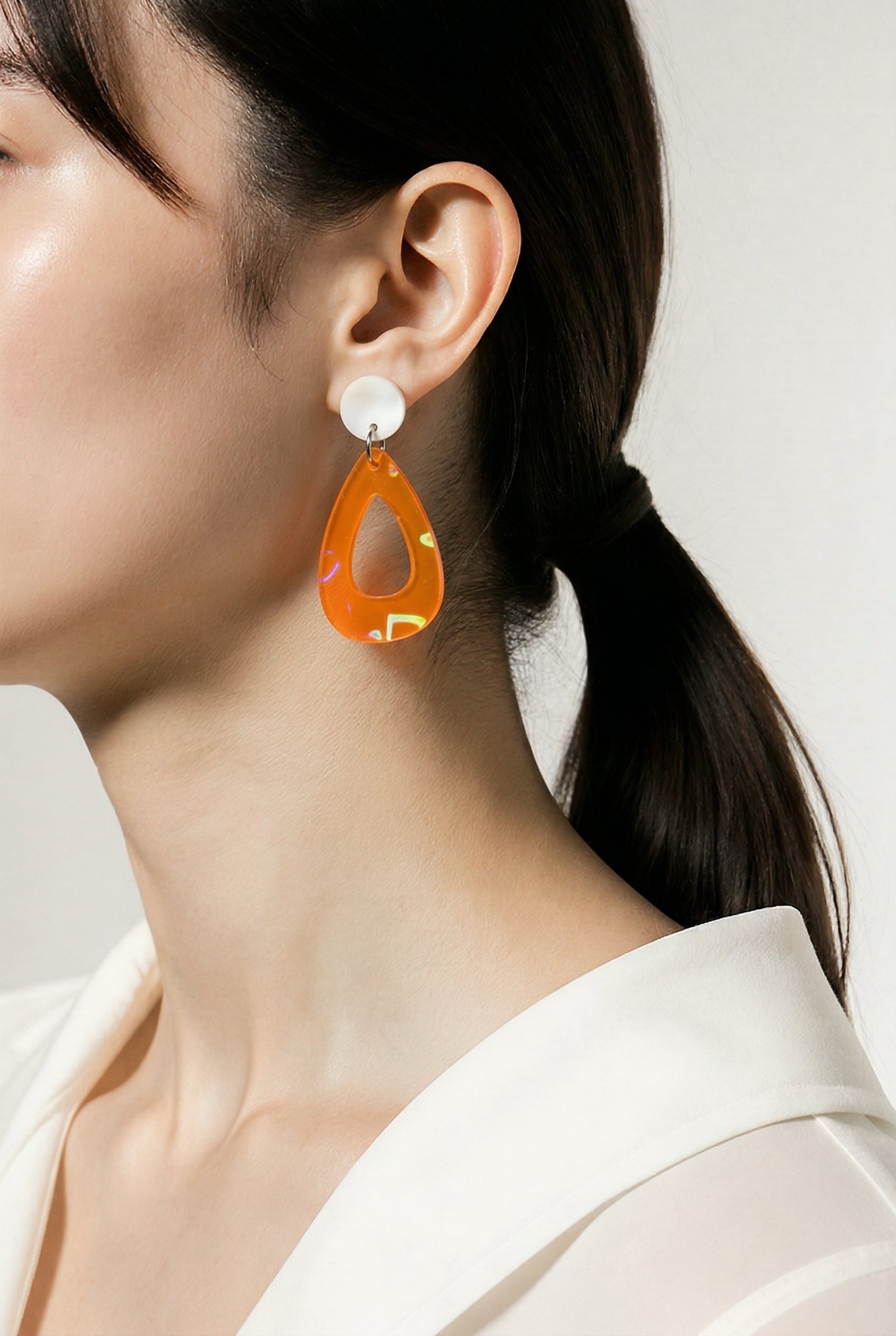 Unique. Handmade earring. One of a kind. Enjoy beauty.    F09