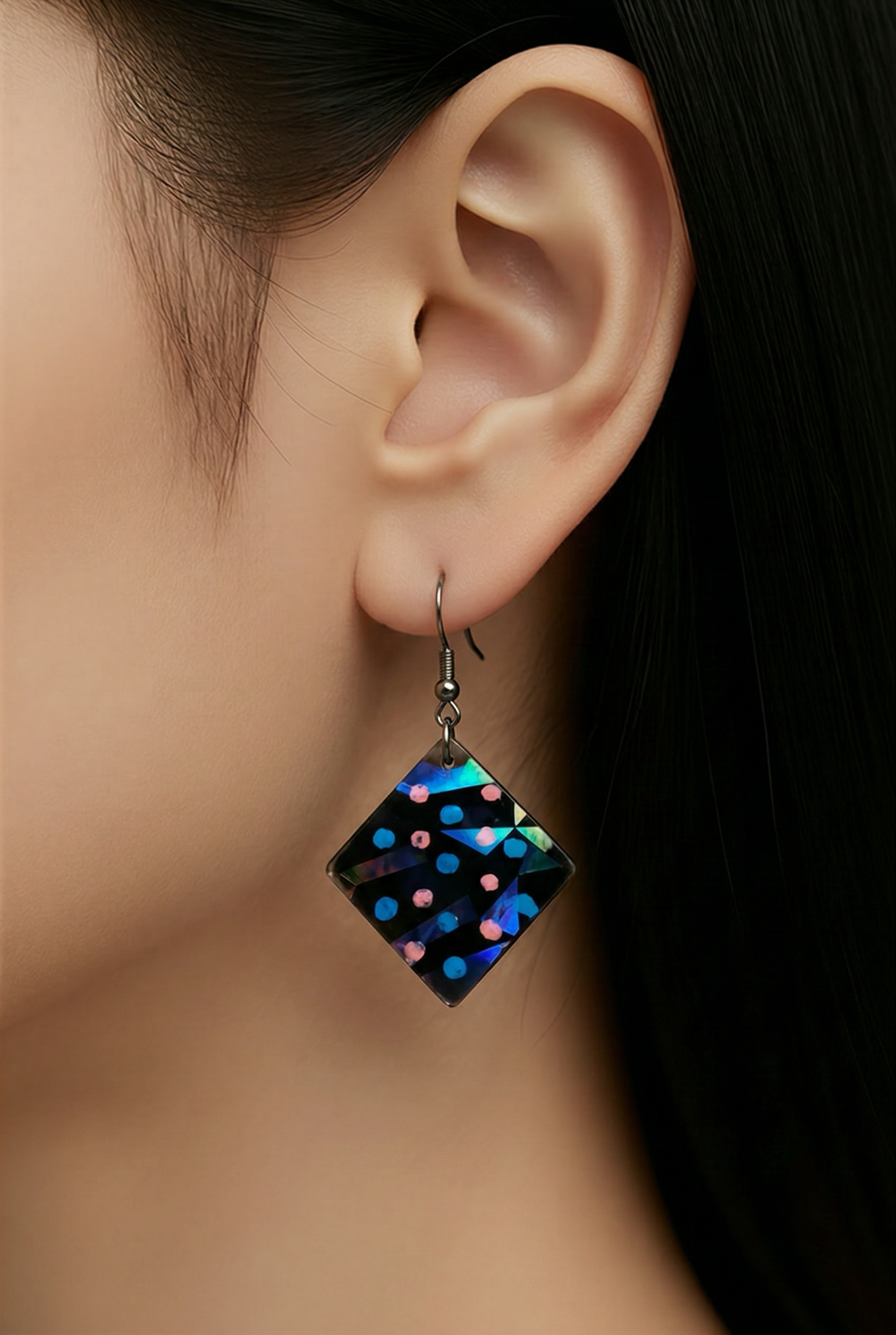 Unique Handmade earring. One of a kind. Not to be repeated. Just for you!      G02