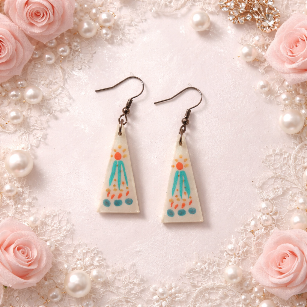 Unique. Handmade earring. One of a kind. Made especially for you !        G09