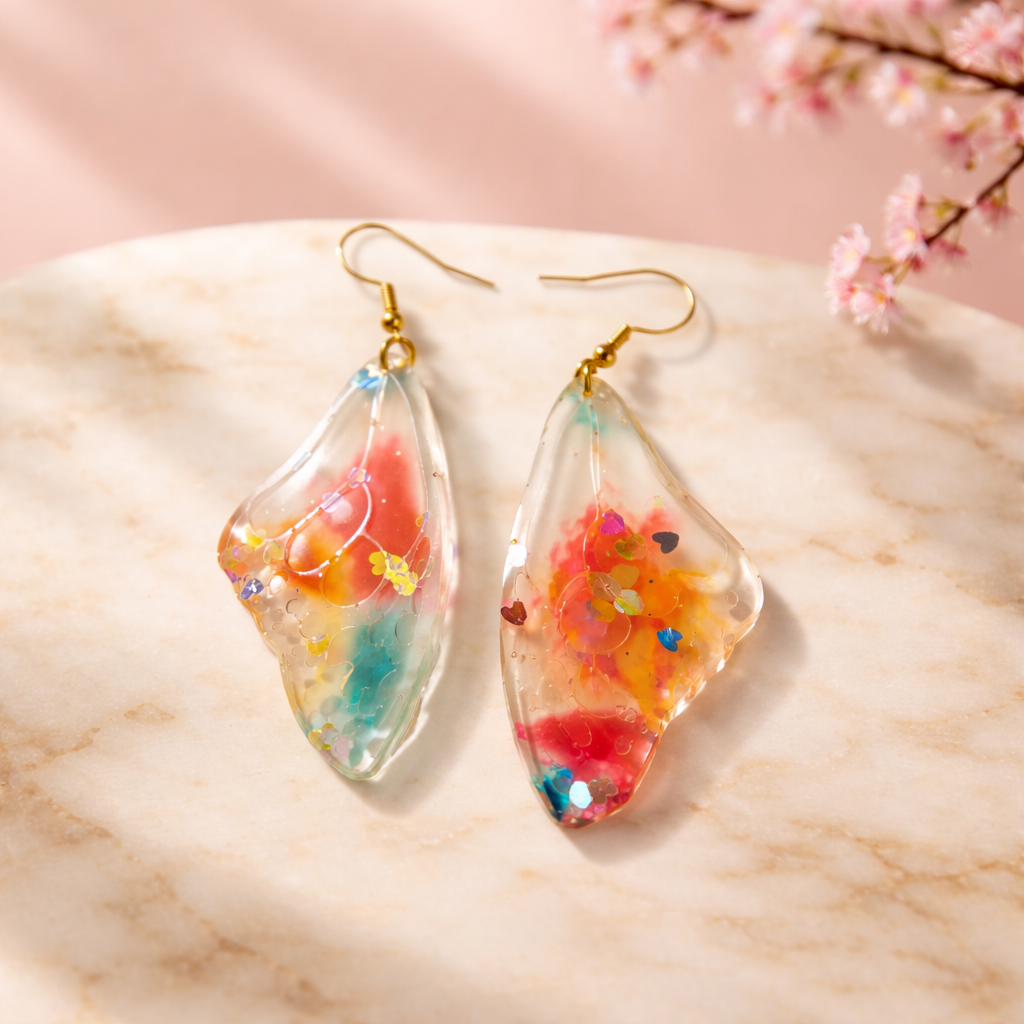 Unique. Handmade earrings. One of a kind. Make them part of your collection.     H01