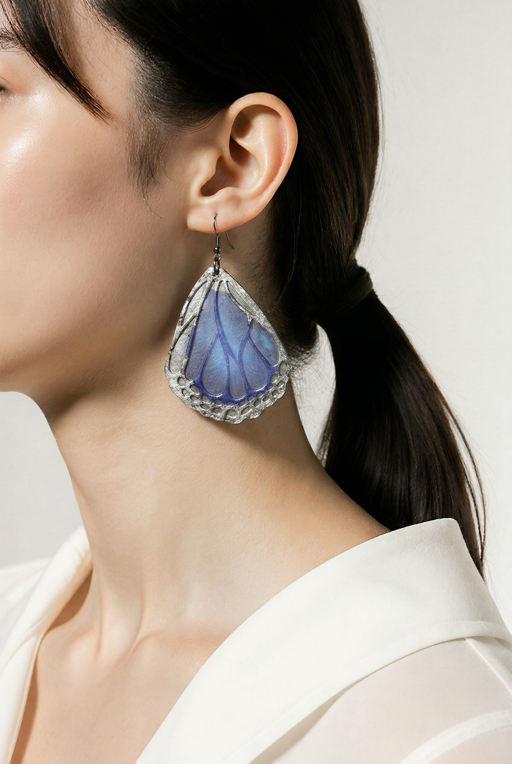 Unique. Handmade earring. One of Kind. Never to be repeated. Made to be loved .      H02