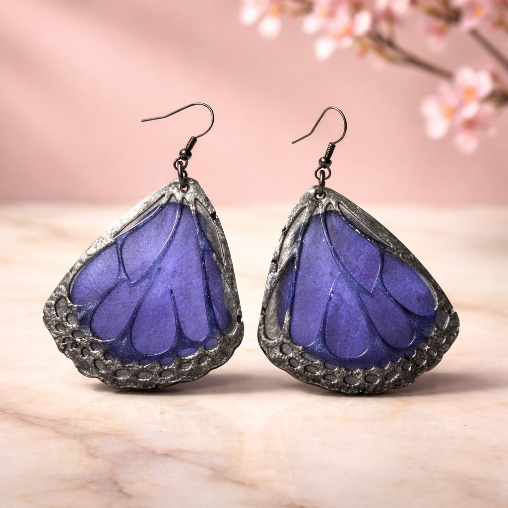 Unique. Handmade earring. One of Kind. Never to be repeated. Made to be loved .      H02