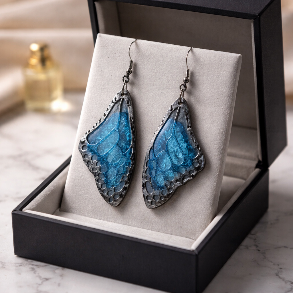 AAAH ! A unique handmade earring. One of a kind. Not to be repeated. Specially made for you!    H03