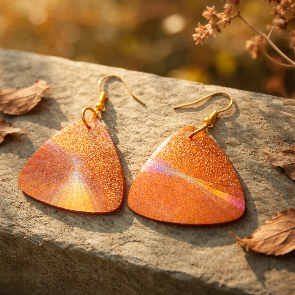 Unique. Handmade earring. One of a kind. Perfect for your collection.     H08