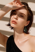 A WOW hypo-allergenic earring. Unique . Handmade. One of a kind. made for you.     J03