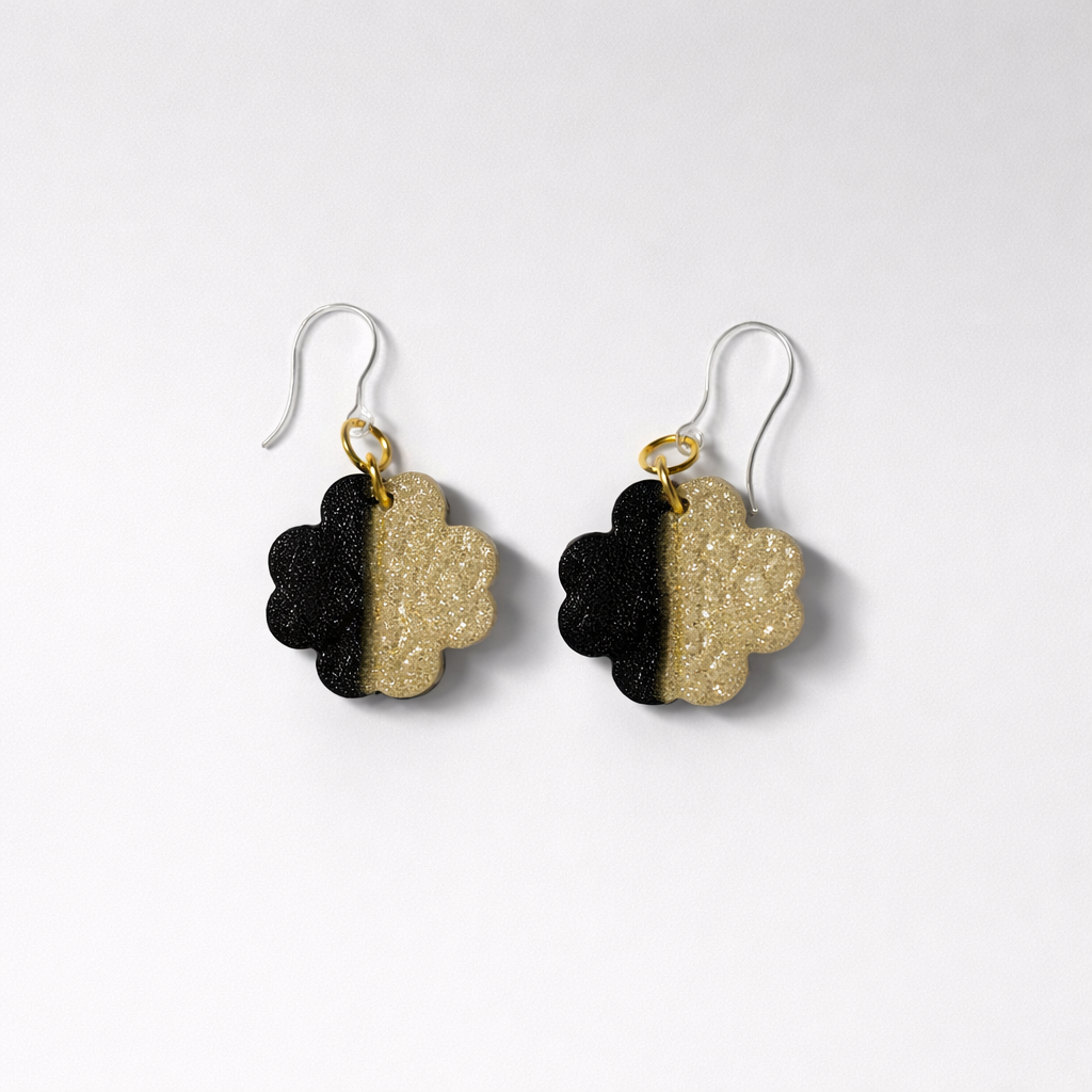 A WOW hypo-allergenic earring. Unique.Handmade. One of a kind. made especially for you.    J04
