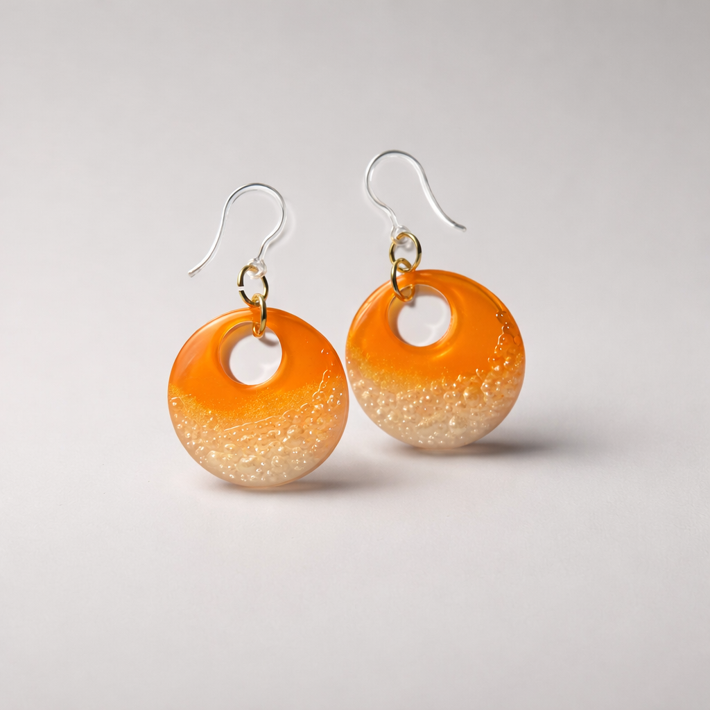 A Hypo-allergenic earring.Unique, one of a kind. Made especially for you.    J07