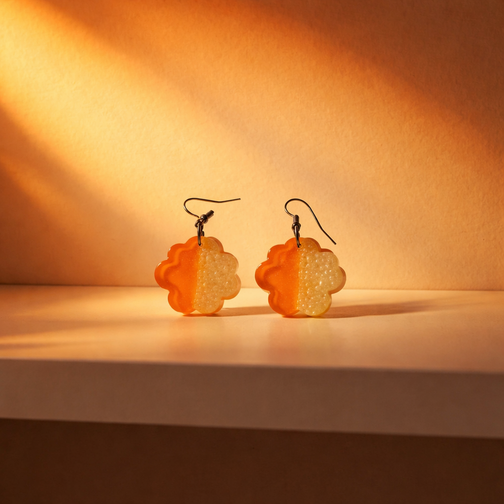 Unique. Handmade earring. One of a kind. Made with love especially for you !      G03