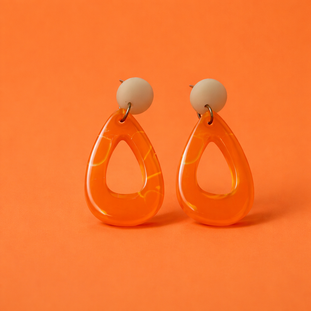 Unique. Handmade earring. One of a kind. Enjoy beauty.    F09