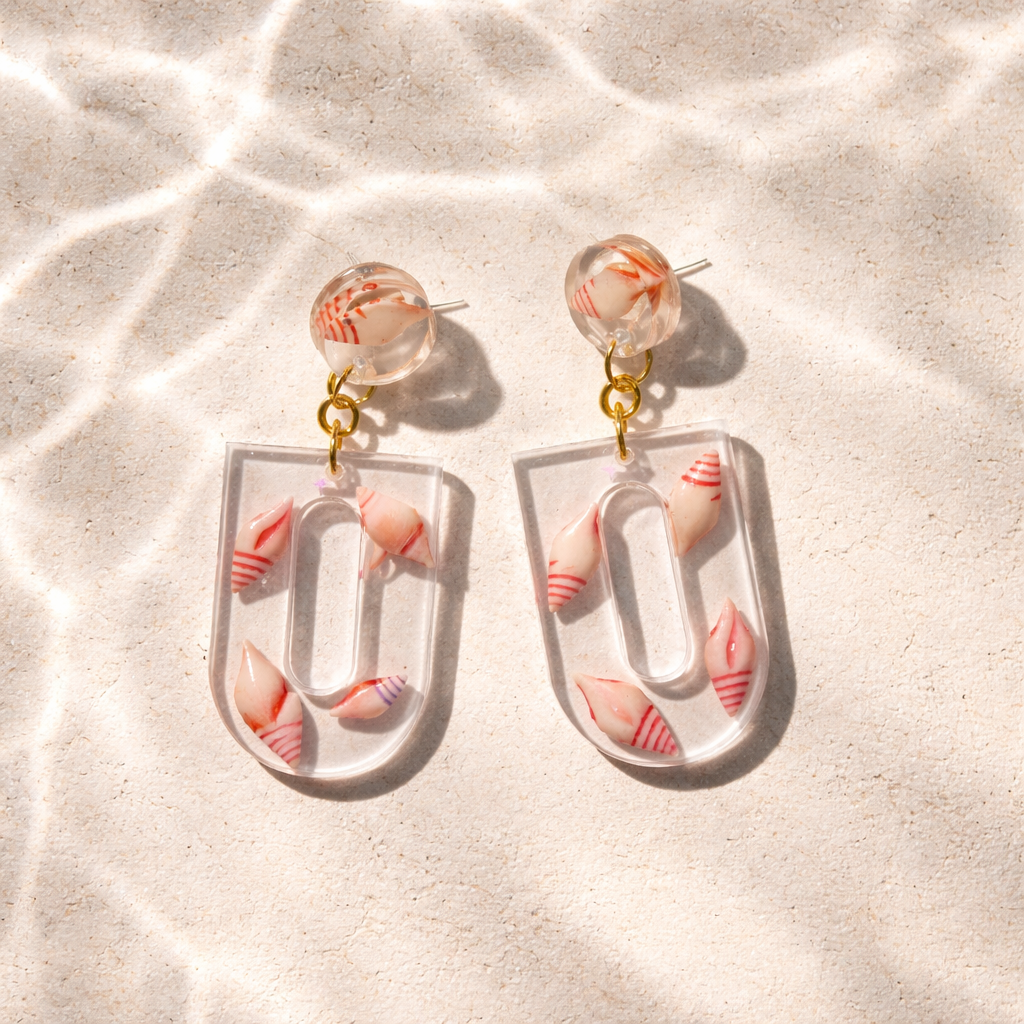 Unique. Handmade earring. One of a kind. Not to be repeated. Make it yours.    F08