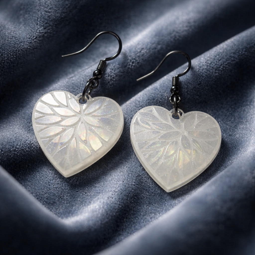 Unique Handmade earring. One of a kind. never to be repeated again. For the exquisite person.     F03.