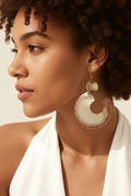 Unique. Handmade earring. One of a kind . Never to be repeated again. A WOW for your earring collection.      E08