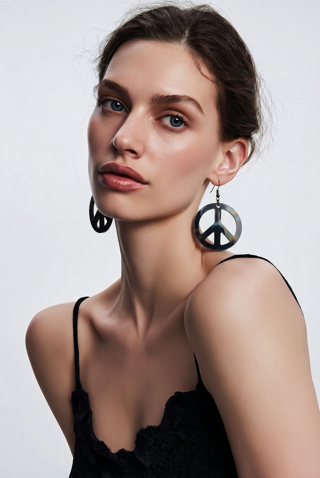 Unique Handmade earring. One Of a kind. Classic. Not to be repeated again. Made for you !      E06