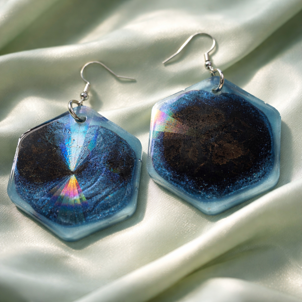 Unique handmade earring to enhance your beauty. one of a kind and never to be repeated.      B03