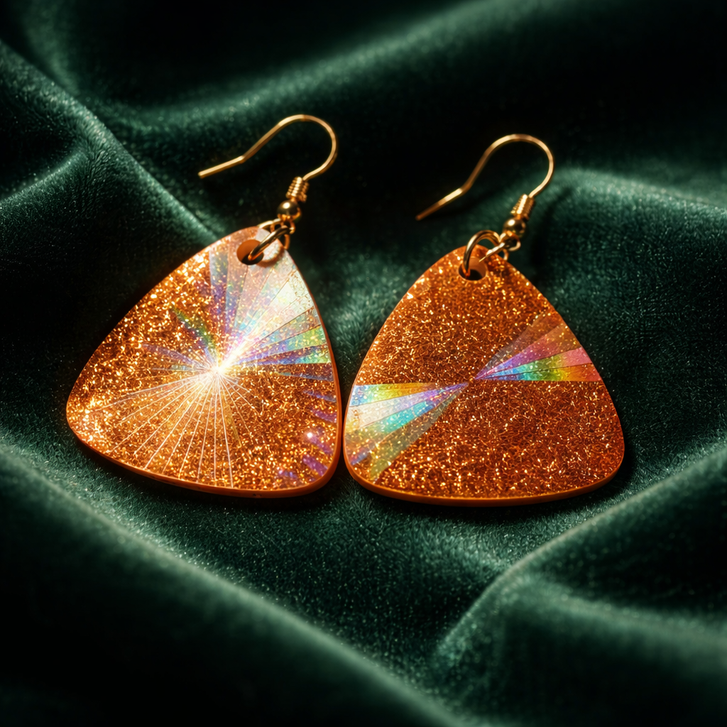 Unique . Handmade earring. One of a kind. Never to be repeated again . Especially just for you!       E03