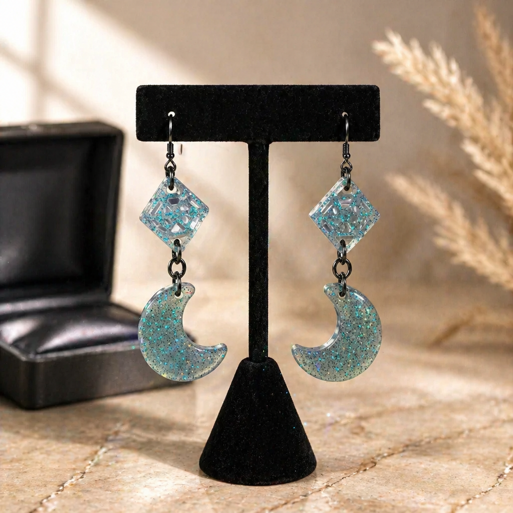 Unique. Handmade earring. One of a kind. never to be repeated again. you'll love it. Stunning.     E01