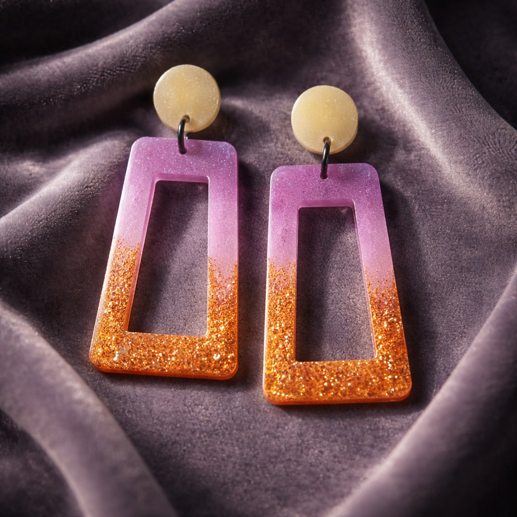 Unique. Handmade earring. One of a kind. never to be repeated again . Made especially for you . Own it !       D10