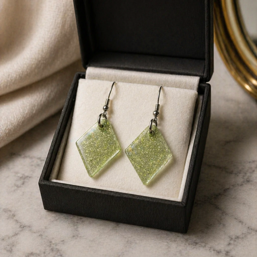 Unique handmade earring. classic lines, One of a kind, Never to be repeated again. Make it yours!      D08