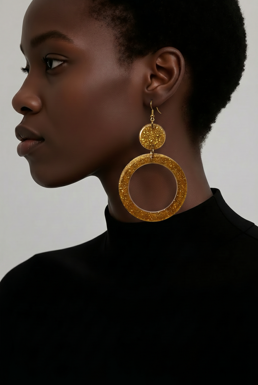 Unique classic handmade earring. one of a kind. never to be repeated. Especially made for you !  D04