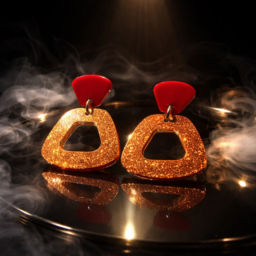 Funky unique handmade earring. One of a kind. never to be repeated.       C10