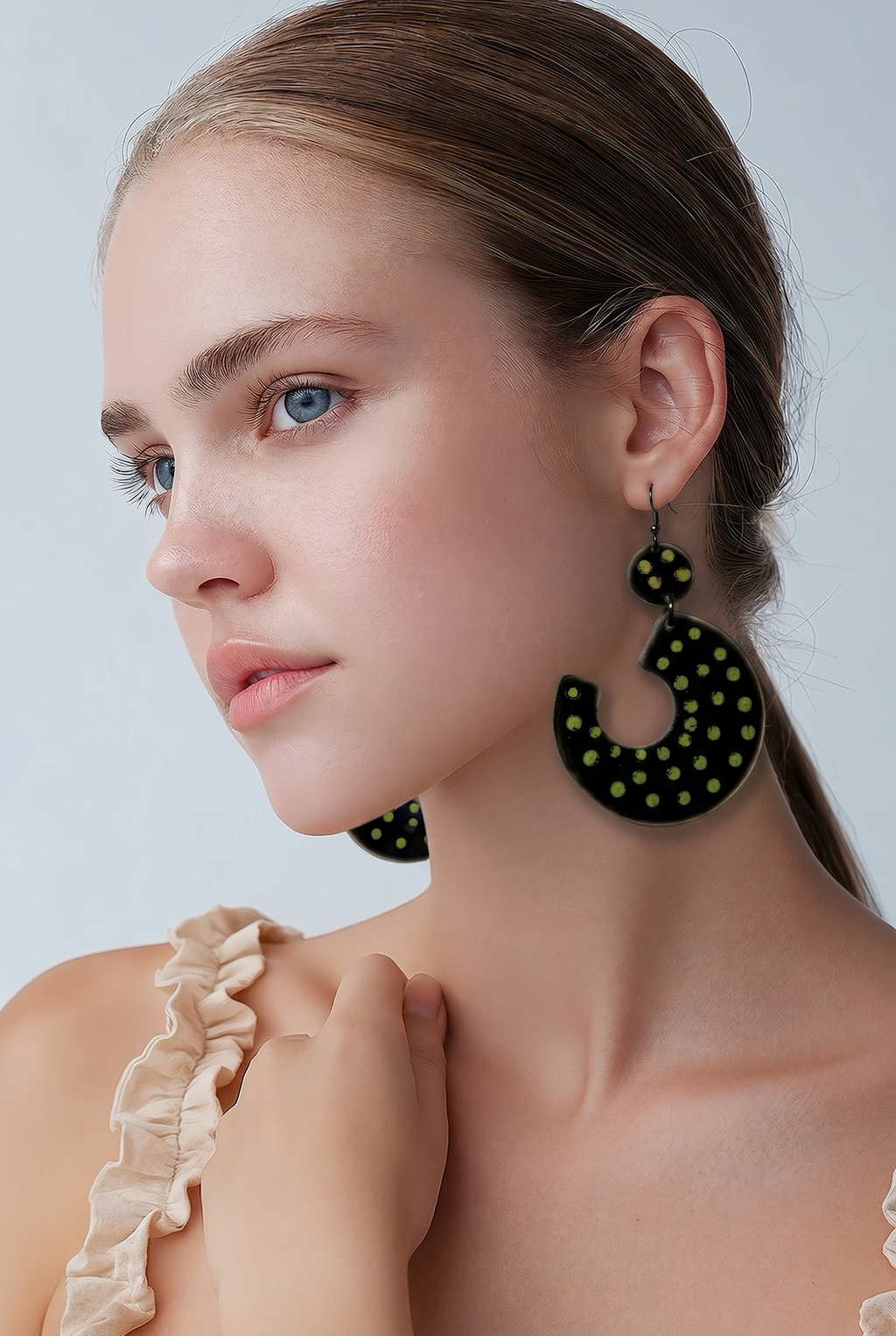 Cool and unique handmade earrings. One of a kind. Never to be repeated again.      C09