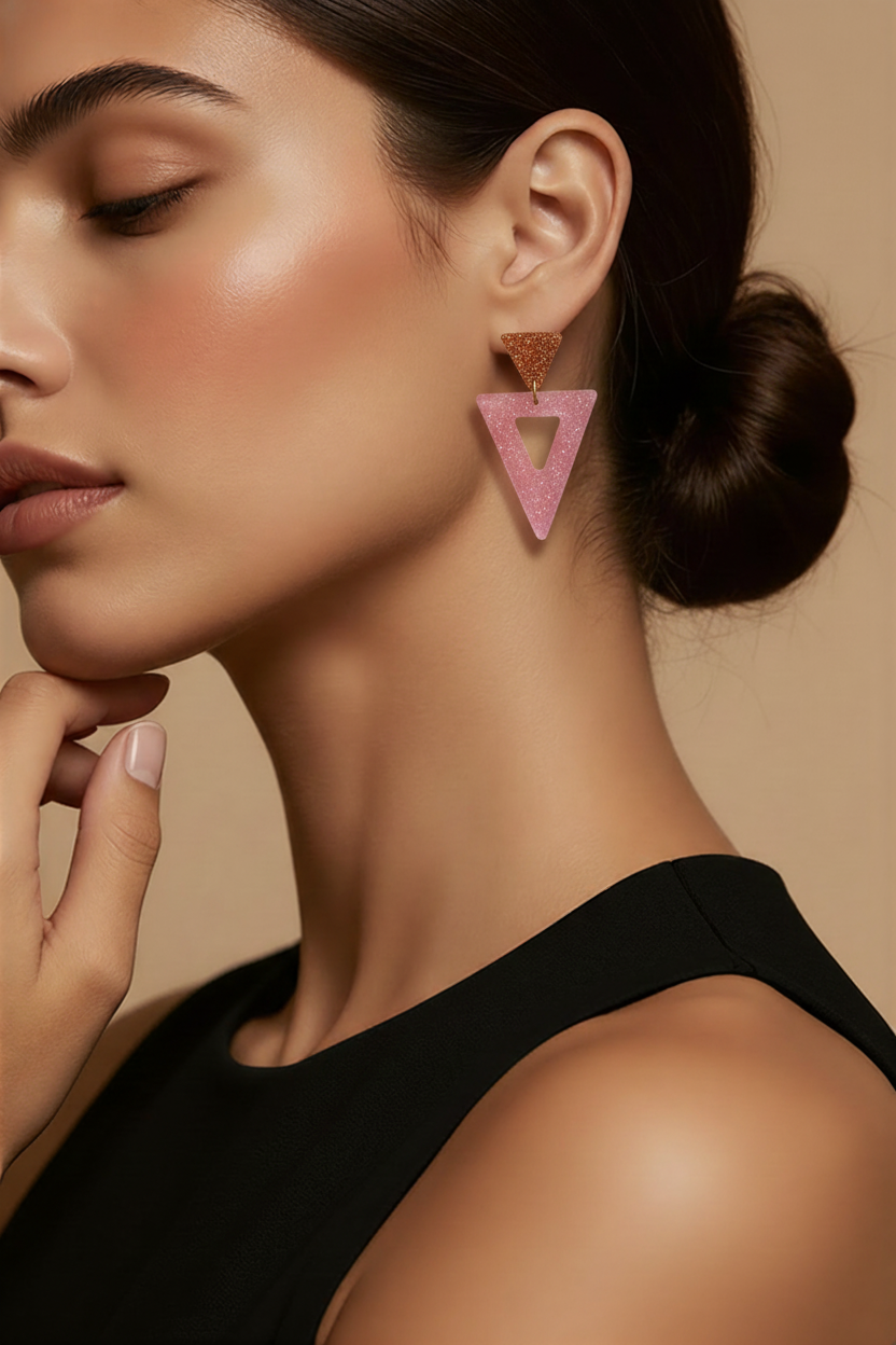 Glow in the dark handmade earring. Unique. One of a kind. Never to be repeated         C08