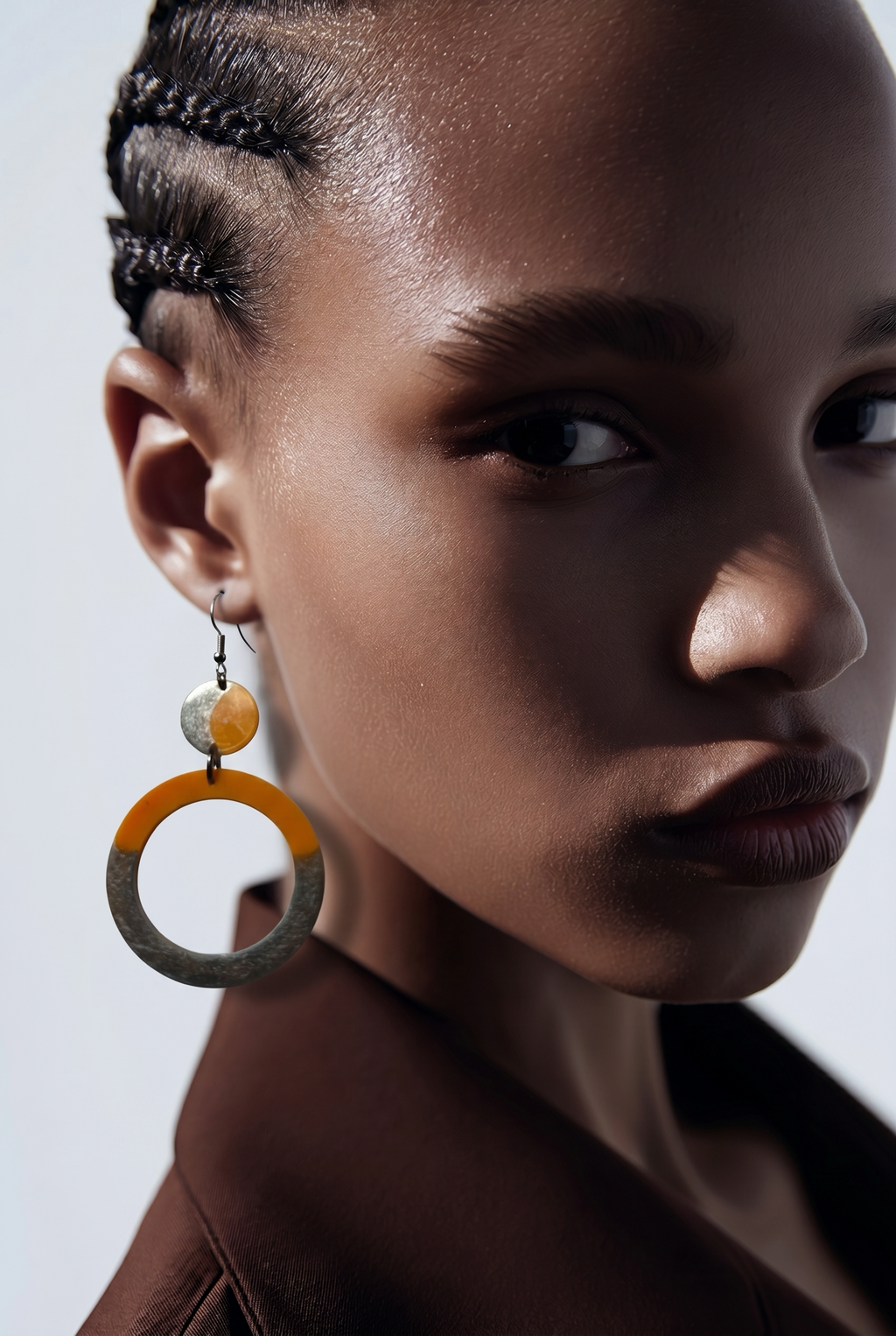 Funky unique handmade earring. One of a kind. Never to be repeated again      B08