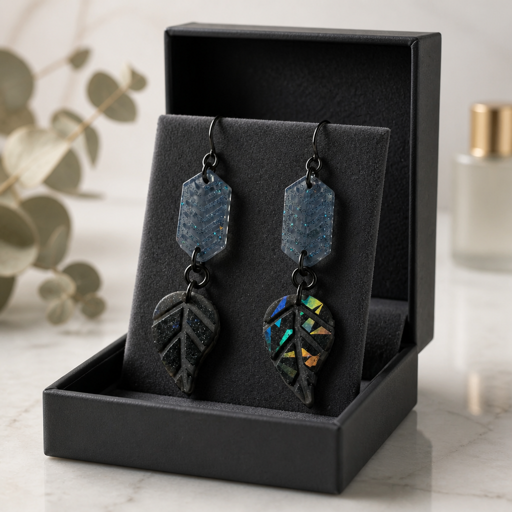 A Gorgeous unique stylish handmade earring, One of a kind. For the elegant stylish You !  E02