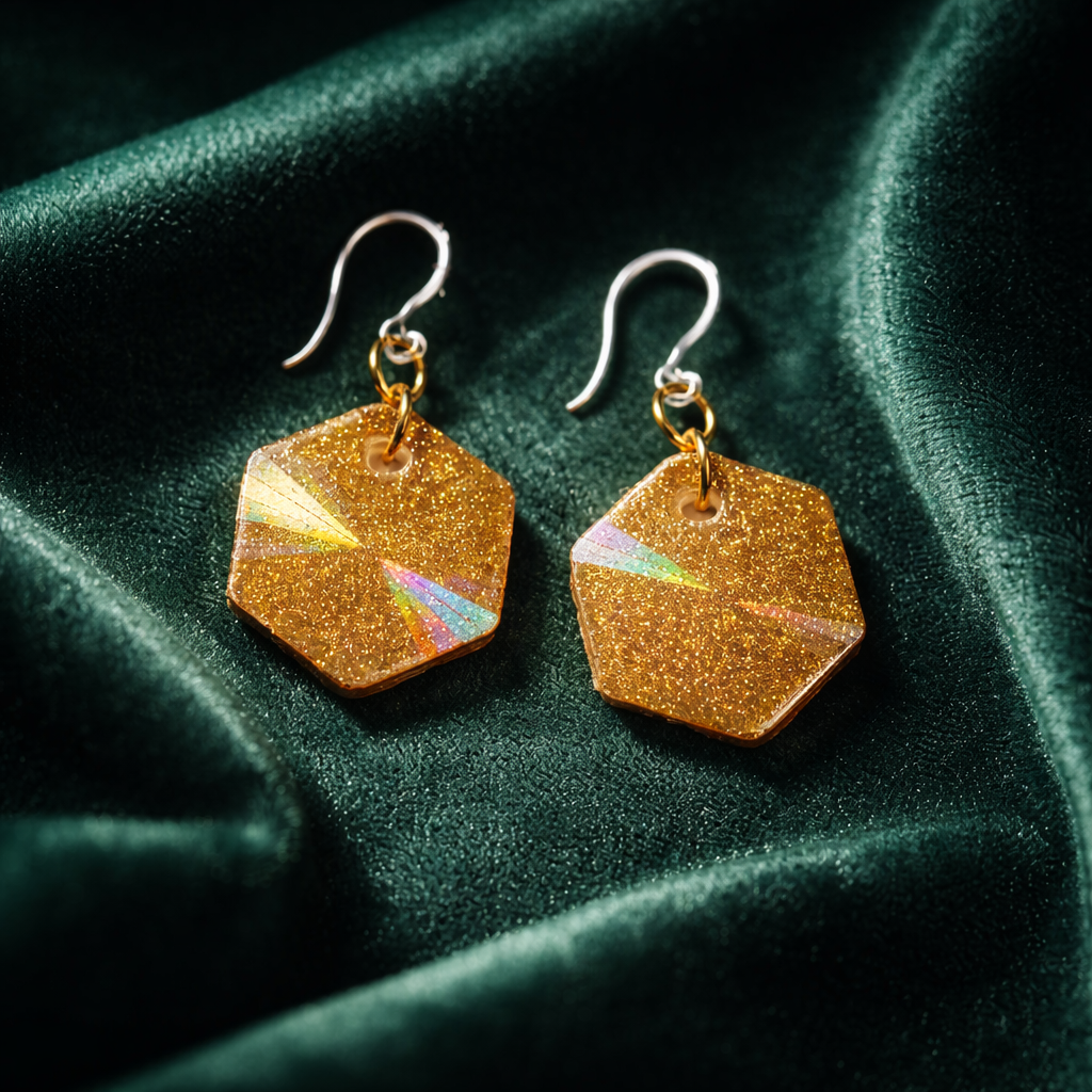 a Stylish handmade earring crafted for everyday elegance. Lightweight and comfortable  L08