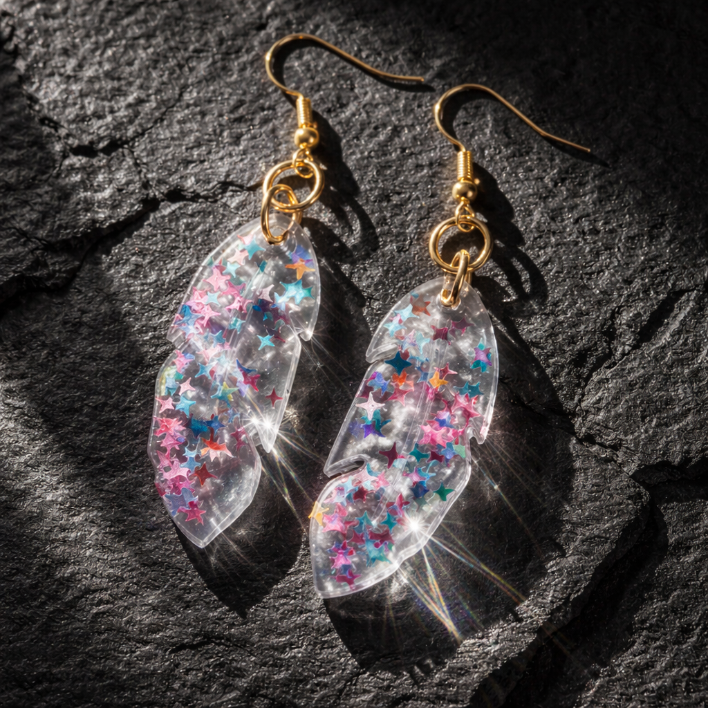 An elegant sophisticated statement piece with hypo-allergenic hooks, the ultimate party earring to turn heads . M01