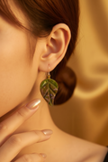 A bold and eye-catching pair of earrings, made to turn heads. Hypo-allergenic hooks for a comfortable and hygienic all day wear. made to be enjoyed . M04
