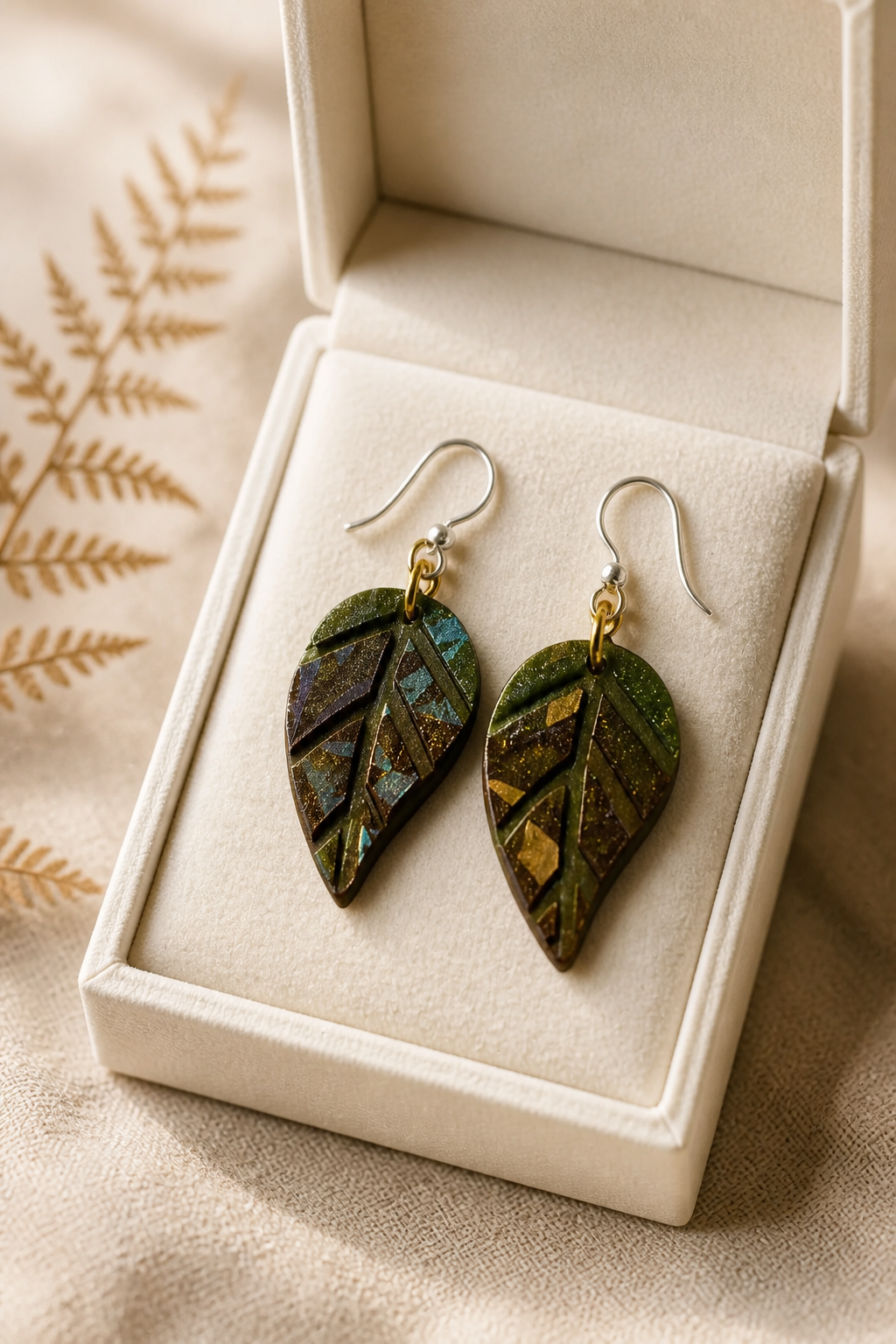 A bold and eye-catching pair of earrings, made to turn heads. hypo-allergenic hooks for a comfortable and hygienic all day wear.  M04