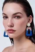 A cool and funky handmade earring. will accompany you to any party. made to turn heads.  N02