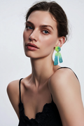 A bold party earring that glows in the dark! You can take me everywhere.  N04