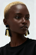 A stylish handmade resin earrings with a modern artistic finish. Made for everyday elegance.   P05