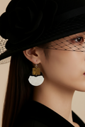 Bold and stylish earring with hypo-allergenic hooks for comfort and hygiene. Take me home.  P06