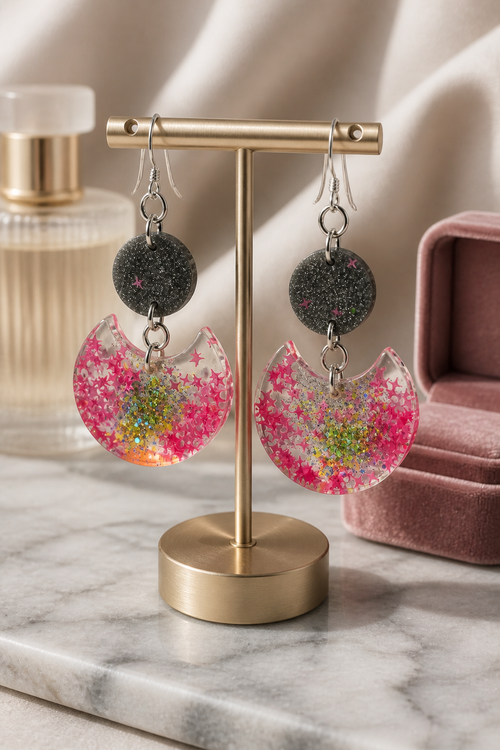 A bold glam party earring , these earrings make every outfit unforgettable  R09
