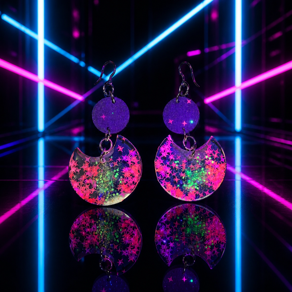 A bold glam party earring , these earrings make every outfit unforgettable  R09