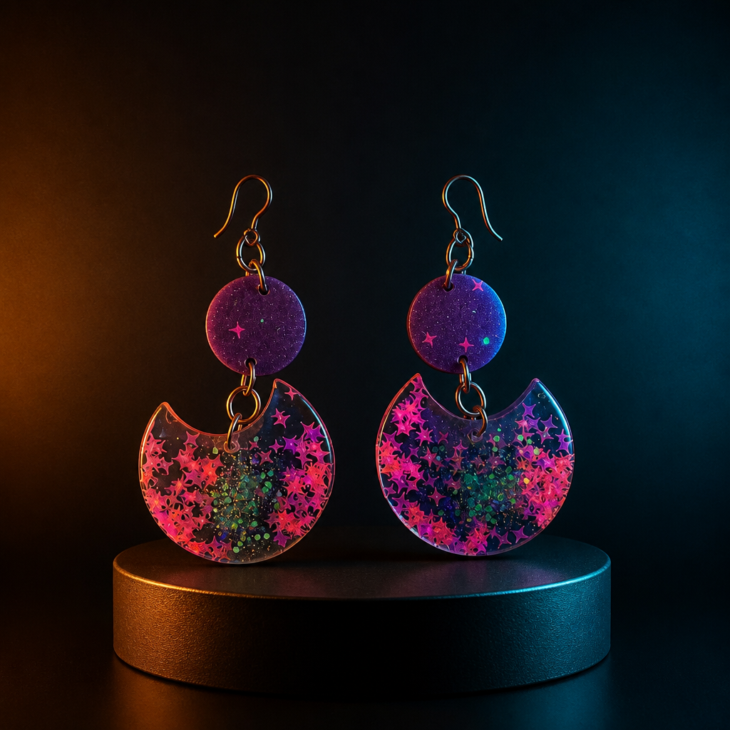 A bold glam party earring , these earrings make every outfit unforgettable  R09