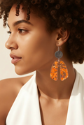 Elegant, stylish party earrings, Sparkle and shine at any party. fitted with UV glow and hypo-allergenic hooks. crafted to turn heads .   S04