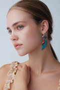 A cool funky elegant glam party earring designed to impress and turn heads . Be the talk of town with this set . S06