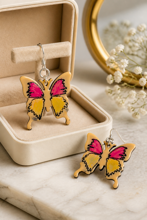 A beautiful glam funky stylish earring, made to stand out and turn heads. Add elegance to your collection . S07