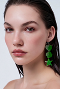 A neon delightful glow in the dark handmade earring. Sparkle and shine at any party. T01